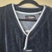 Fubu Casuals Collection Classic Comfort Men’s Vintage Black Henley Fleece XXL