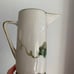 vintage MCM pitcher vase by artist John B Taylor ceramics with hand painted grap