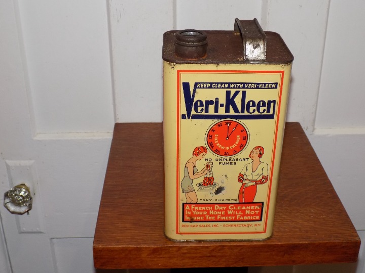 Vintage Veri Kleen One Gallon Empty Can