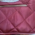 NWT Inc Quilted Crossbody Shoulder Bag Handbag Hobo Dark Cherry