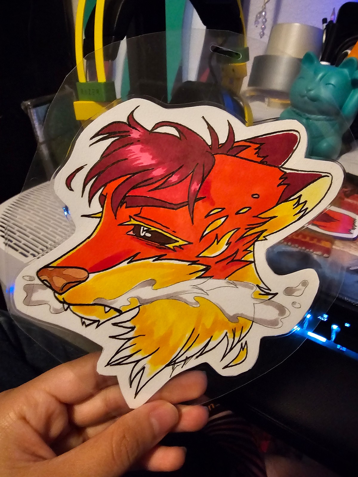Molten Core Wolf furry adopt