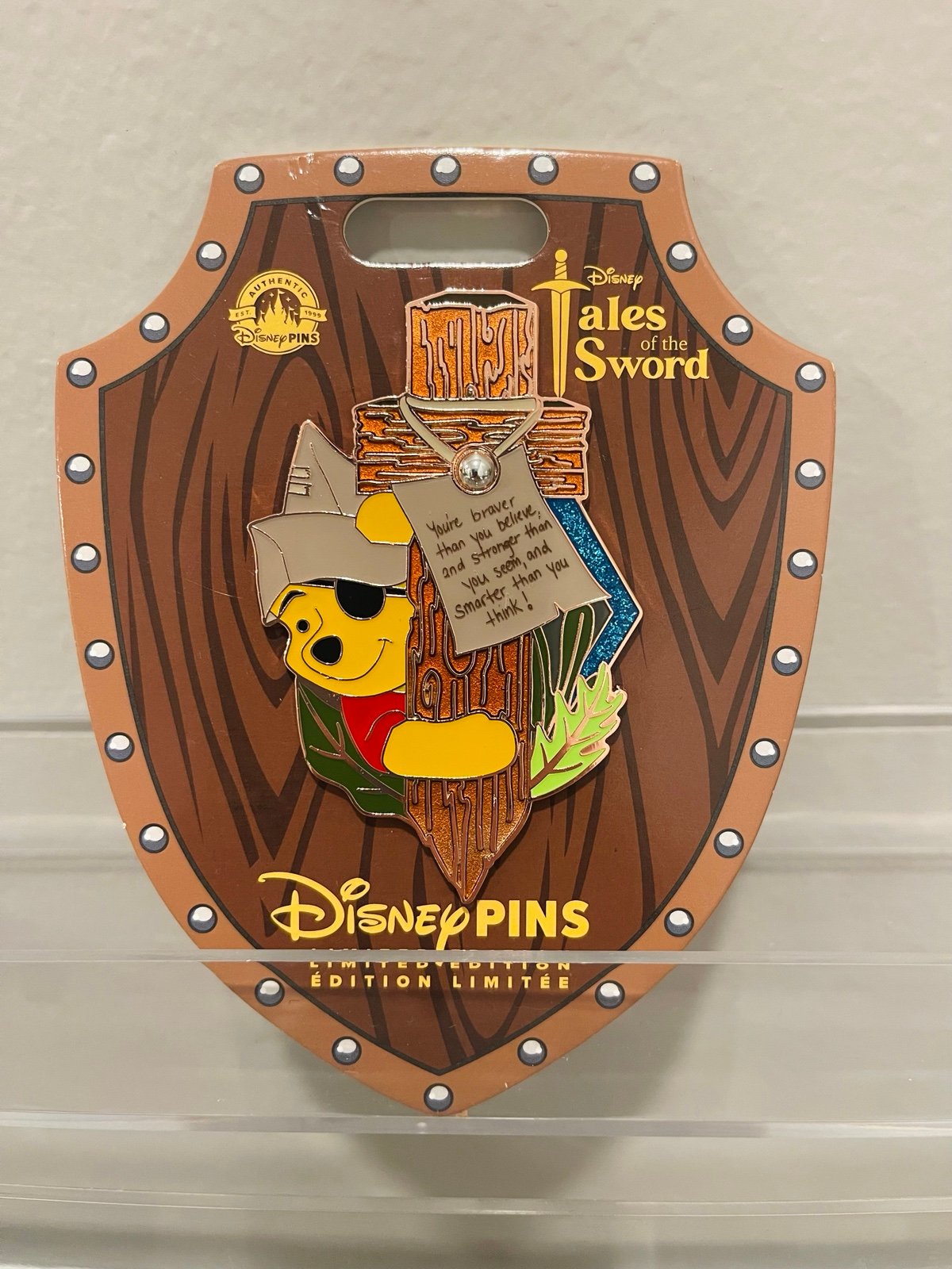 Disney Tales of The Sword Winnie the Pooh LE Pin
