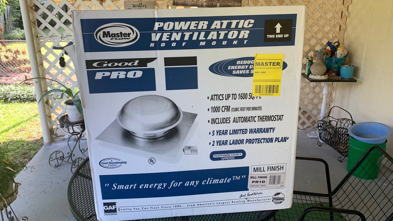 POWER ATTIC VENTILATOR