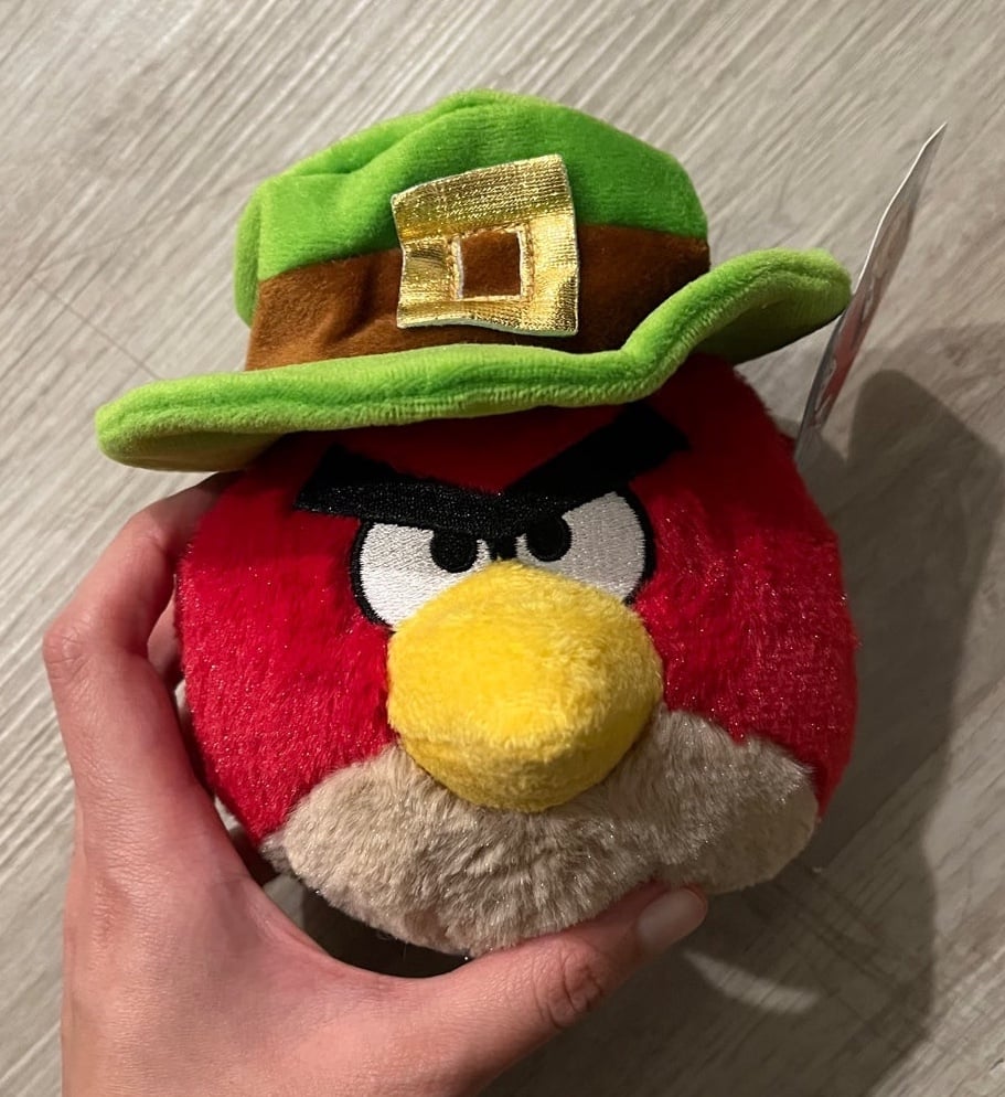 Angry Birds Green Hat plush