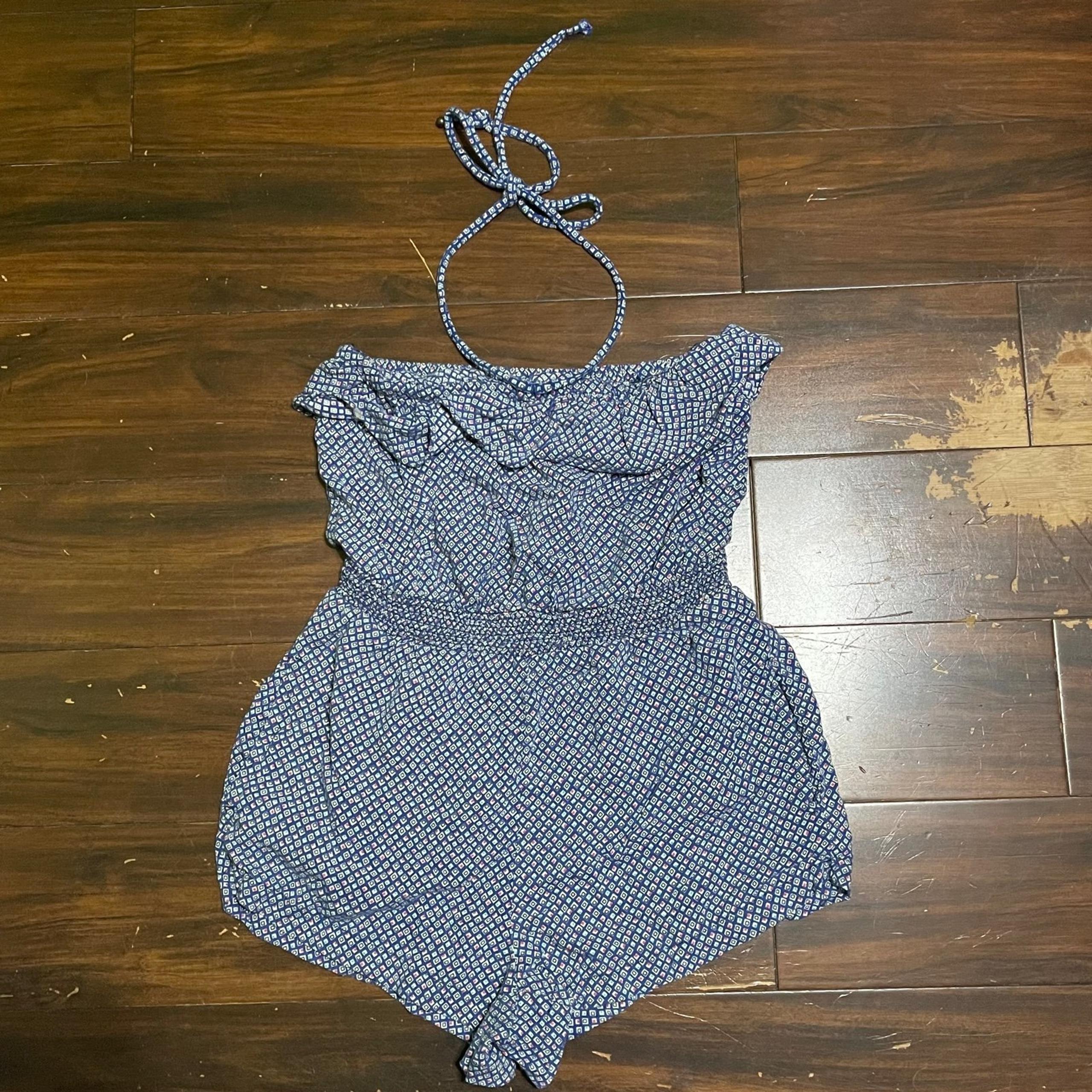 AE Patterned Romper w/ Pockets