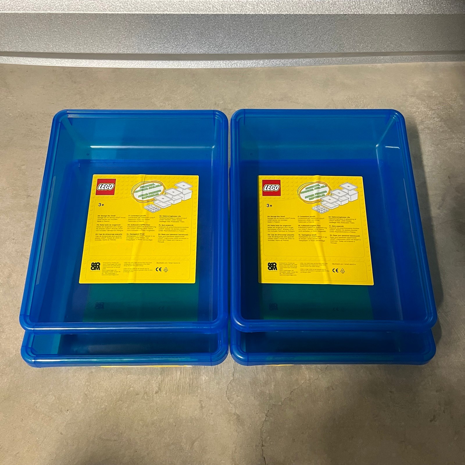 Lego x Room Copenhagen Blue Storage Tray x4