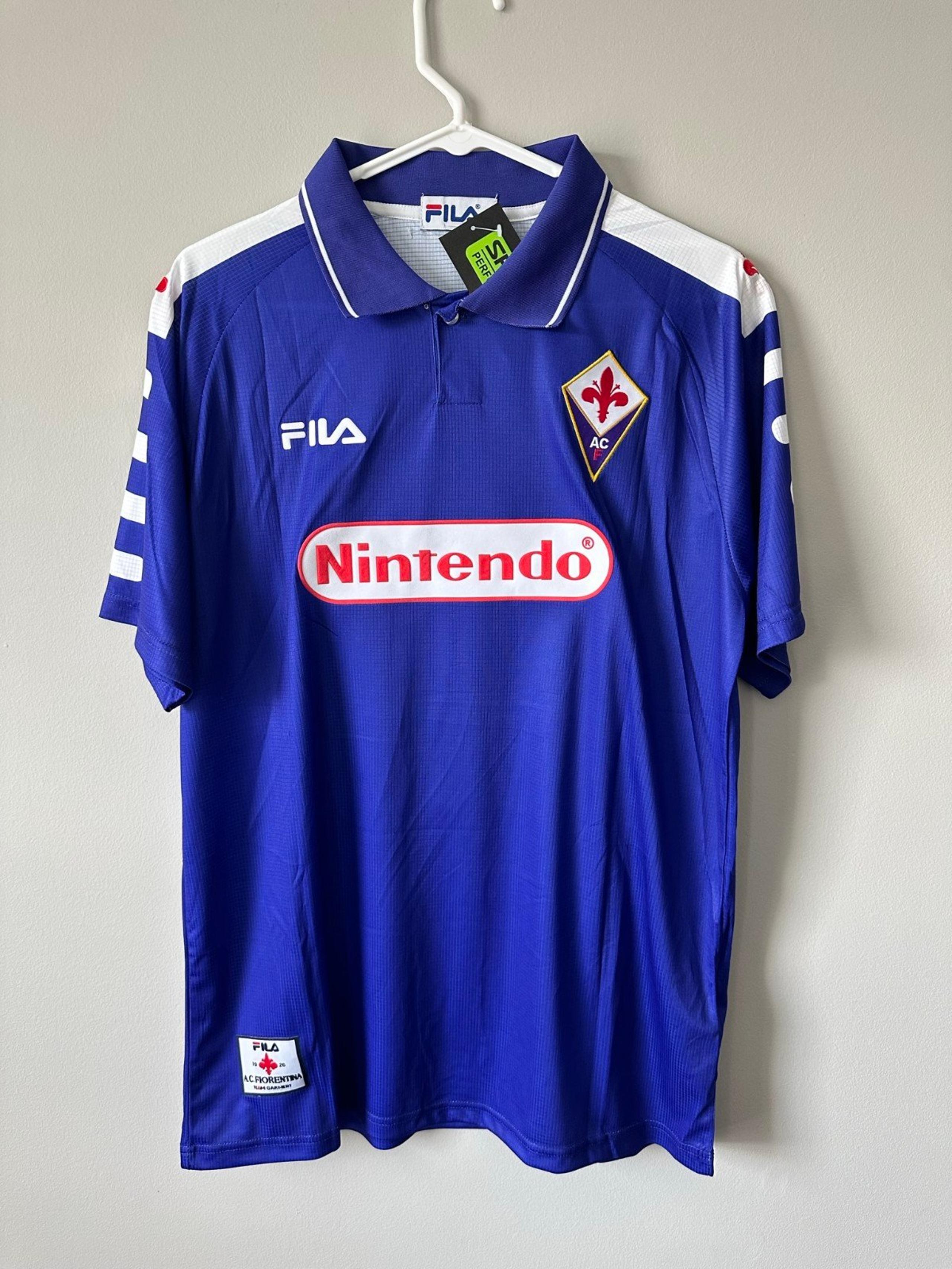 Gabriel Batistuta Fiorentina Soccer Jersey - Retro Vintage New Men Soccer Jersey