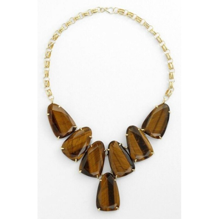 Kendra Scott Tiger’s Eye Harlow Necklace