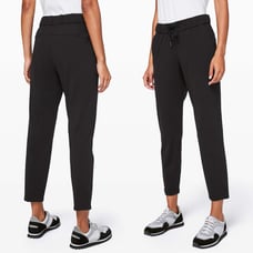 Lululemon On the Fly 7/8 Pant Sz 6/27” In Black
