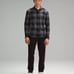 Lululemon Size Medium Soft Knit Overshirt, Black/Gray, NWT, 128