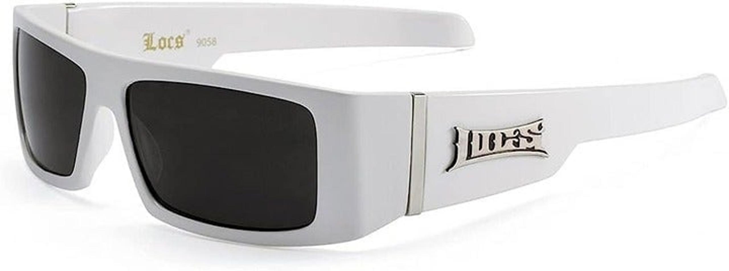 9058 Locs Rare Solid WHITE Sunglasses Free Shipping