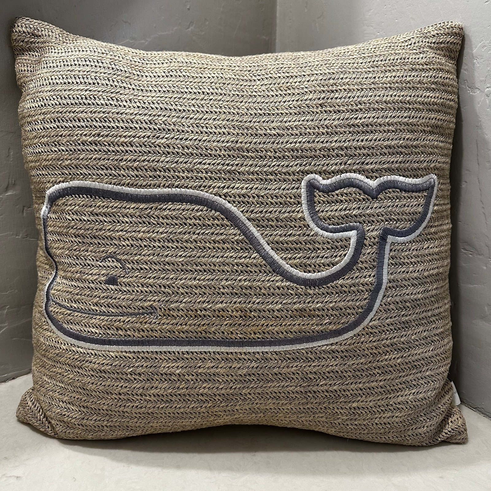 Vineyard Vines For Target Throw Pillow Large Whale Indoor outdoor 2019 17x17