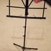 Music Stand, 2 in 1 Dual-Use Folding Sheet Music Stand & Desktop Book Stand