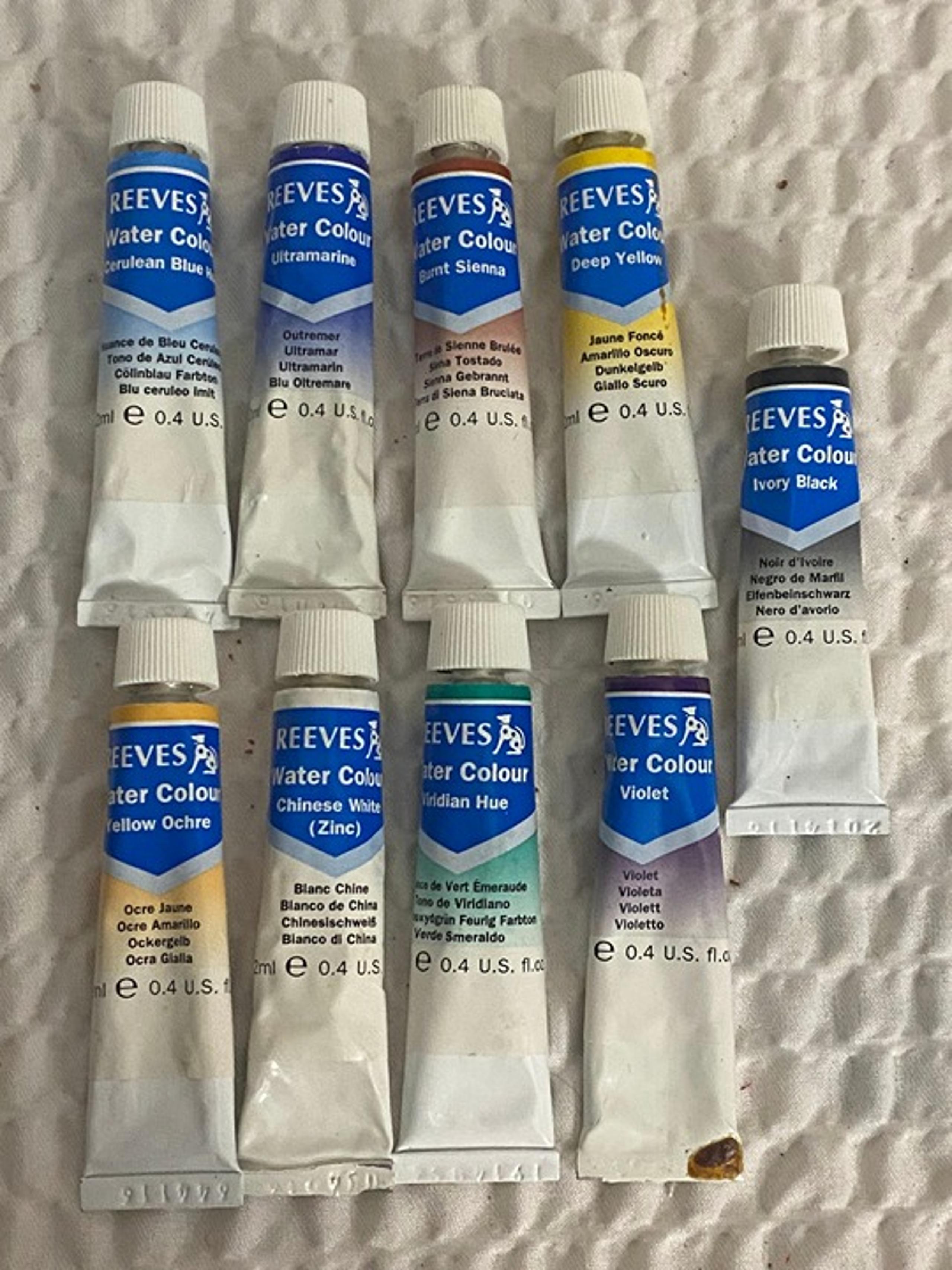 Bundle Very Gently Used Water Color Paint Tubes (9)