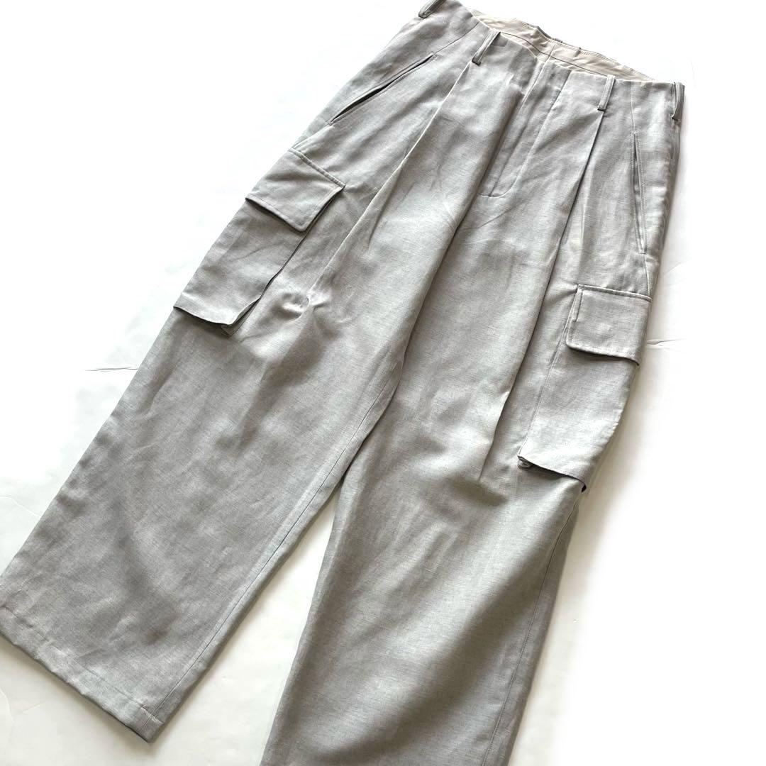 Excellent condition LIDNM WOOL LINEN BACKSATIN CARGO - Size
