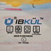 IBKUL Long Sleeve Zip Mock Neck Jessie Size Large Watermelon Multi Icefil UPF 50