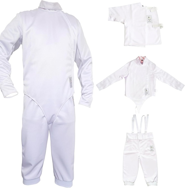 NWOT LEONARK 350NW Fencing Uniform Suit - Pants Jacket Vest Set SZ 44 (XS)