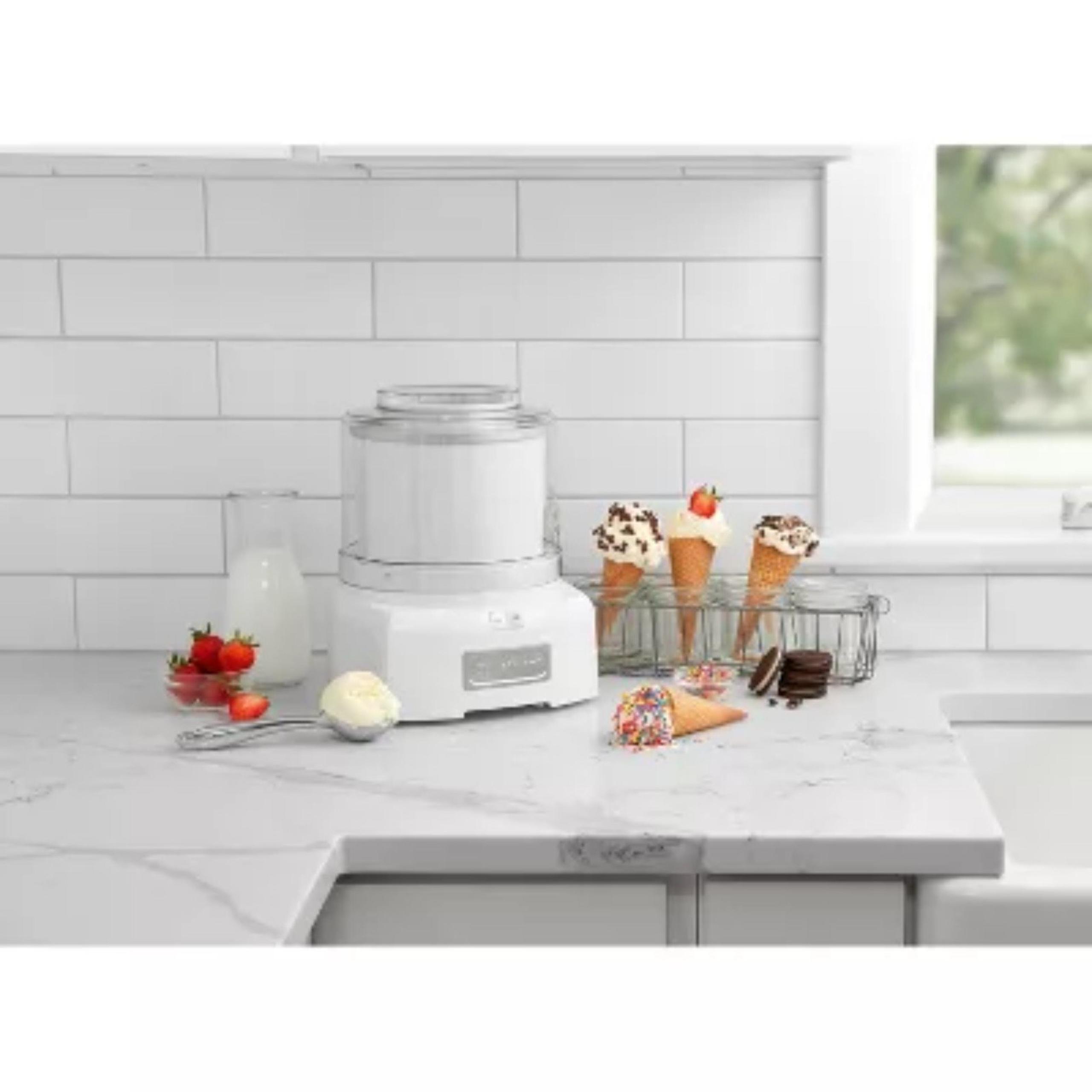 Cuisinart Automatic Frozen Yogurt and Ice Cream and Sorbet Maker - White