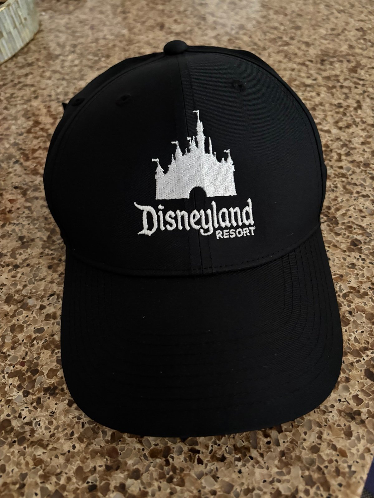 Disney Parks Disneyland Castle Nike Dri Fit Black Baseball Cap Golf Hat