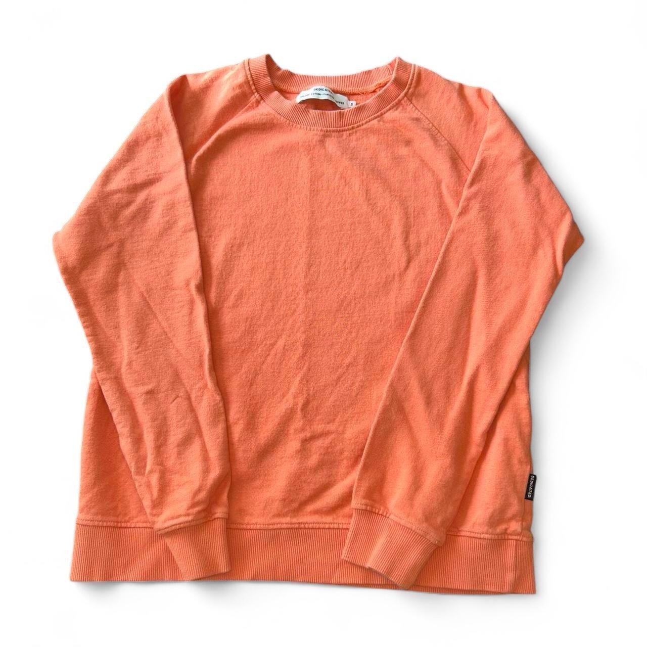 Dedicated. Sweatshirt Malmoe Base Salmon Color Size Small Retail is 80