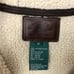 Lauren Ralph Lauren Women's Jacket Vest Hooded Small Brown Sleeveless Faux Suede