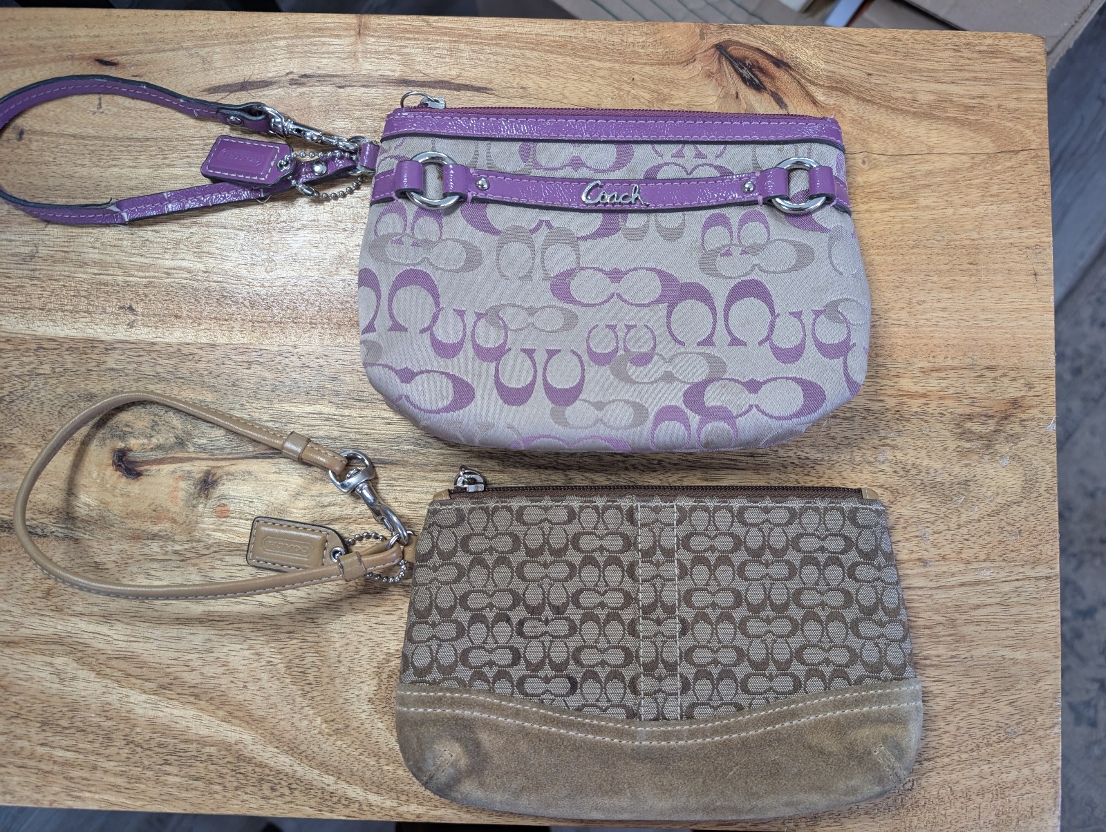 Coach wristlets
