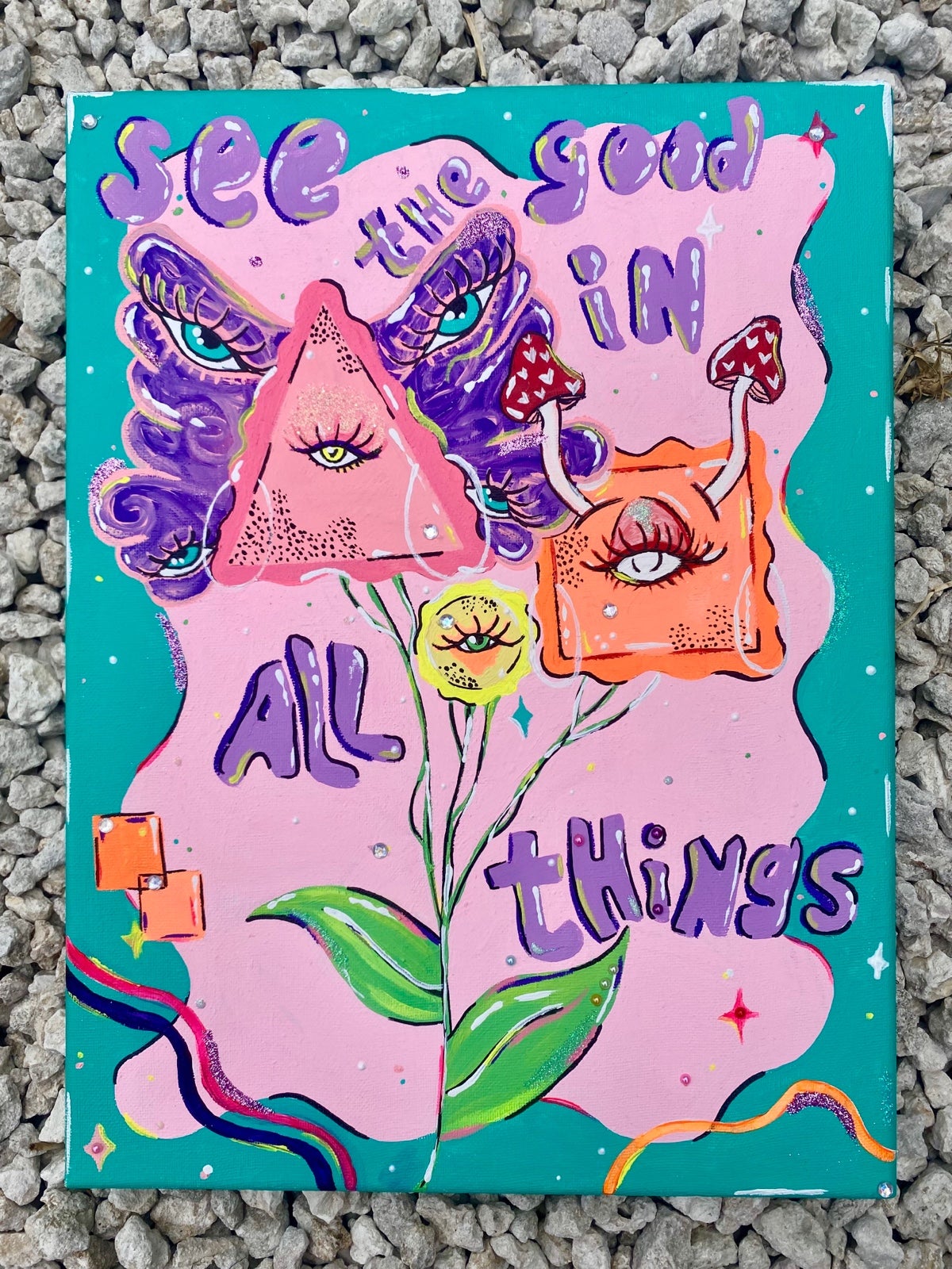 Open your eyes painting