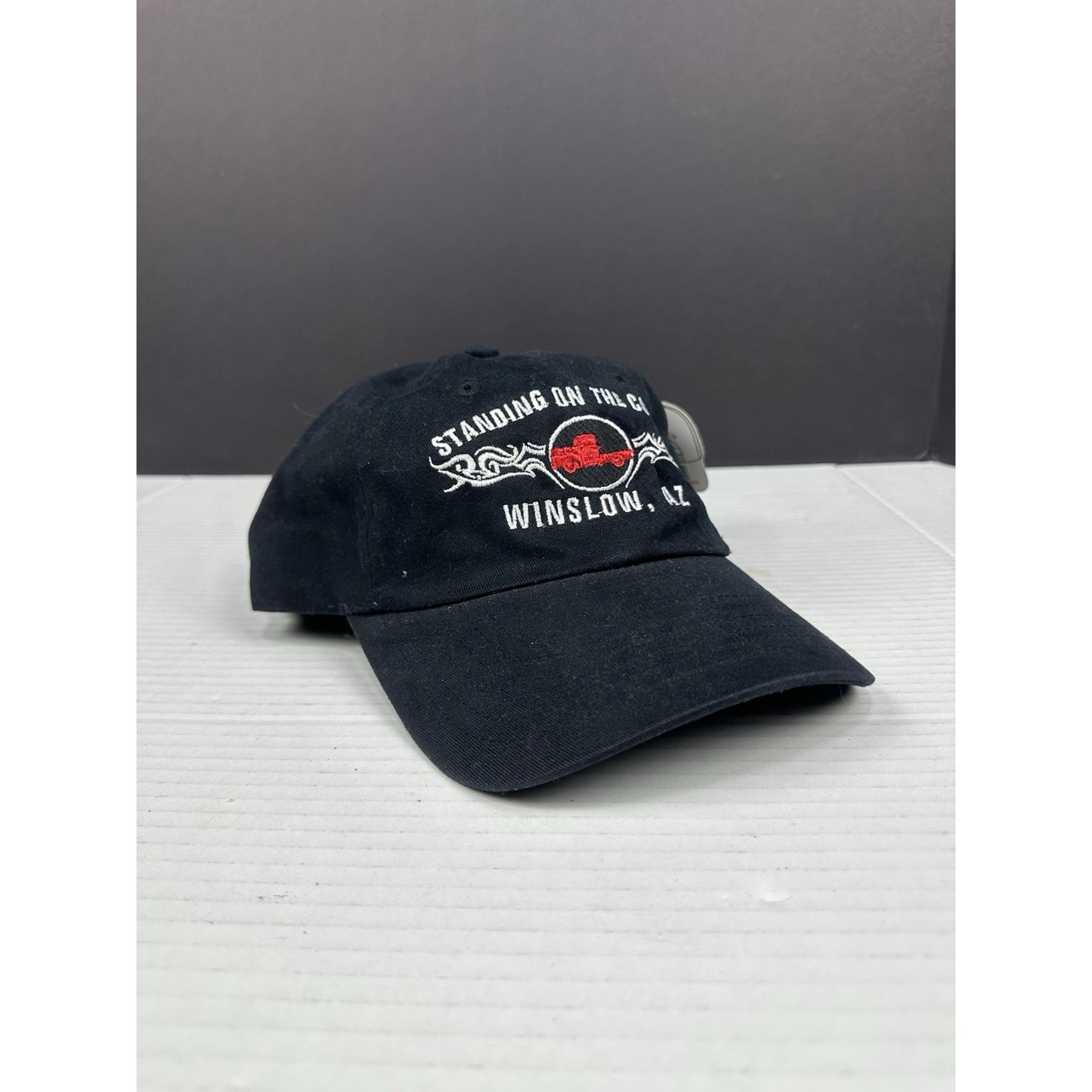 Standing On The Corner Of Winslow Arizona Embroidered Strapback Hat Cap