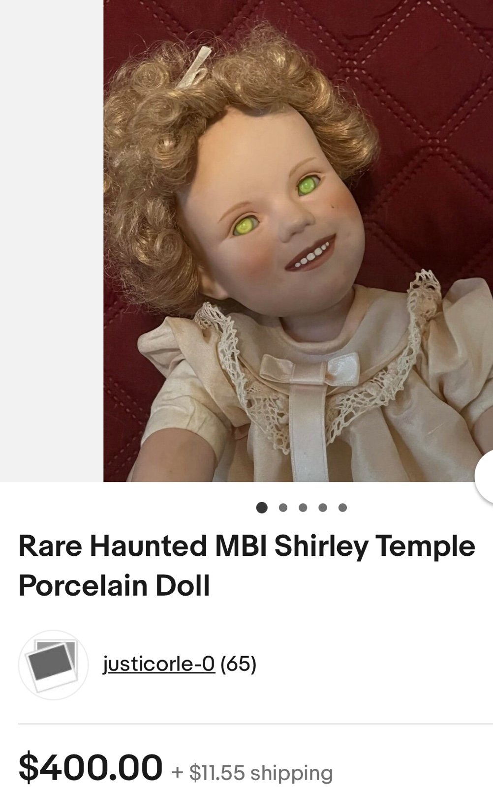 Haunted Shirley Temple Doll