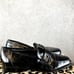 GIANFRANCO LATTANZI High End Black Leather Slip On Loafer Shoes Size 6.5M 8.5W
