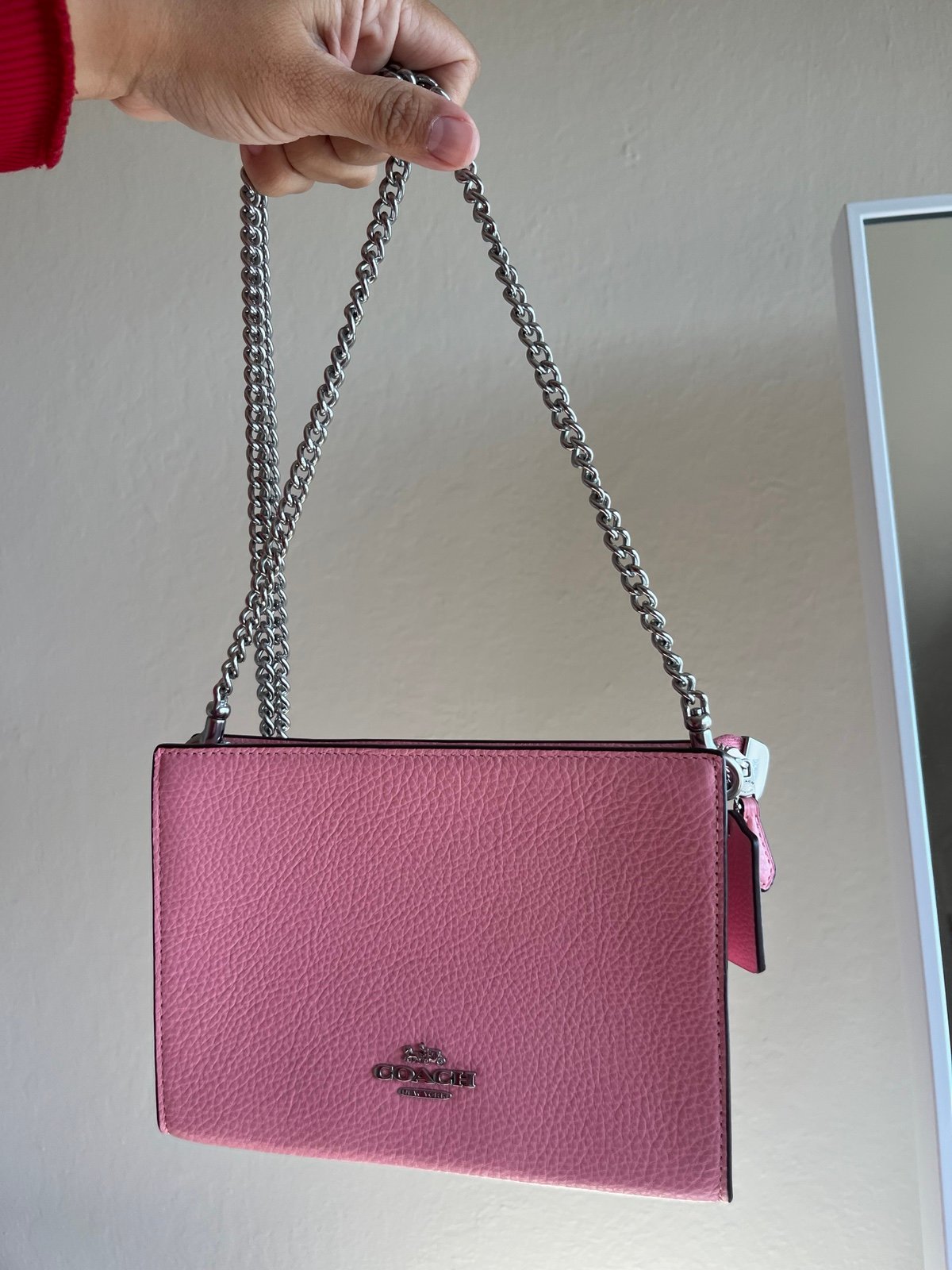 Flower Pink Coach Crossbody
