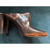 Vintage John Varvatos Leather Brown Mules