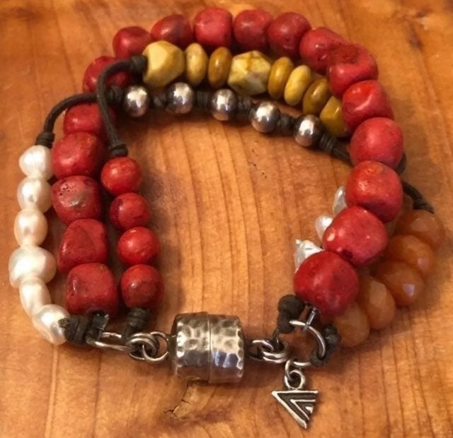 Silpada Stone Magnetic Clasp Bracelet