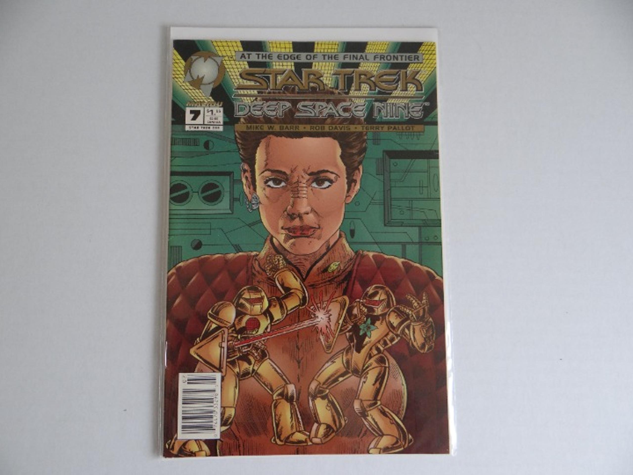 STAR TREK AT THE EDGE OF THE FINAL FRONTIER DEEP SPACE NINE #7 DC COMIC BOOK Y94