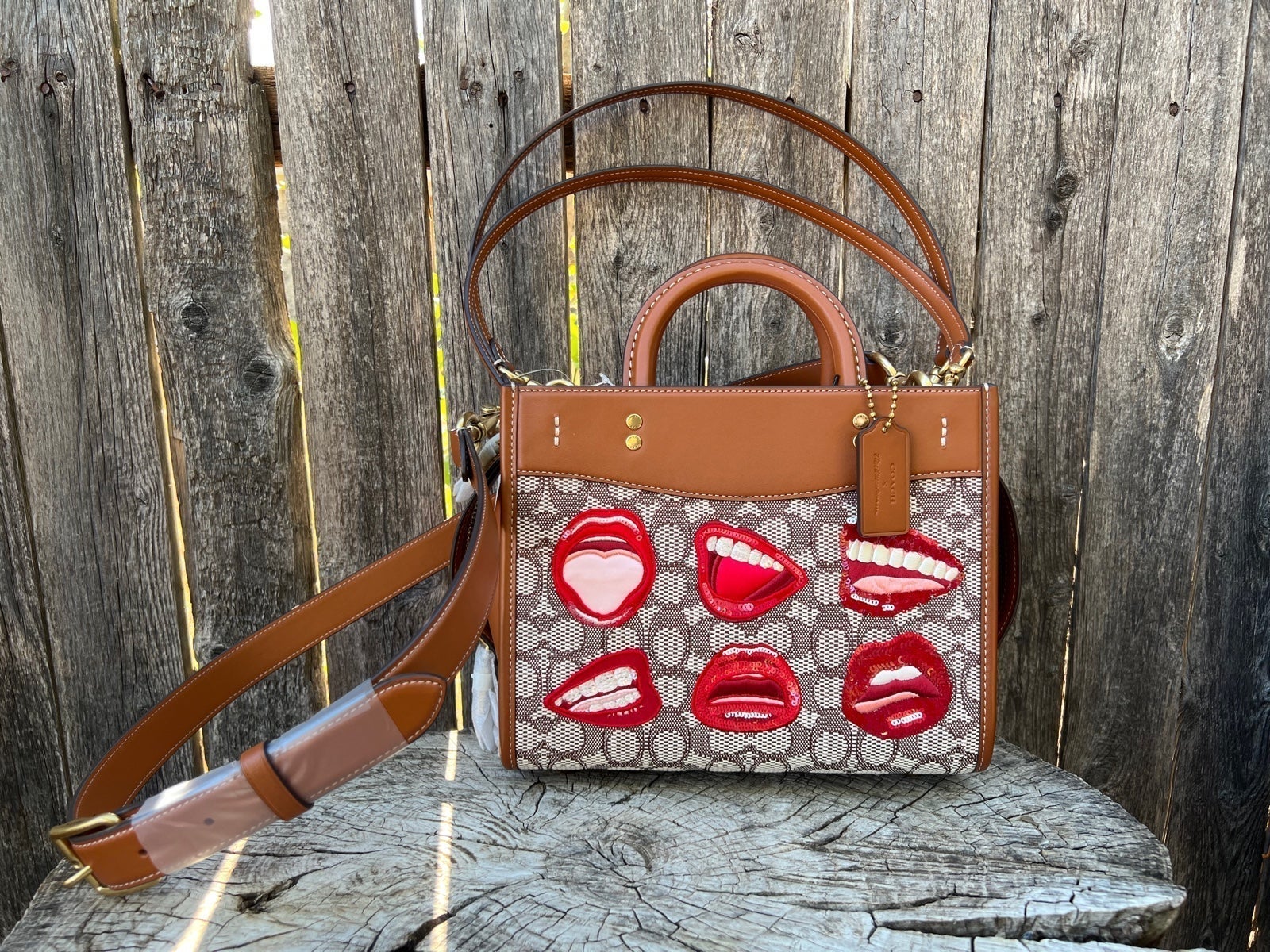 Coach X Tom Wesselmann Rogue 25 In Signature Textile Jacquard