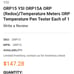 Handheld temperature measuring device