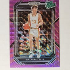 2023-24 Prizm Draft Picks MATAS BUZELIS Rated Prospect PURPLE Prizm No. 3