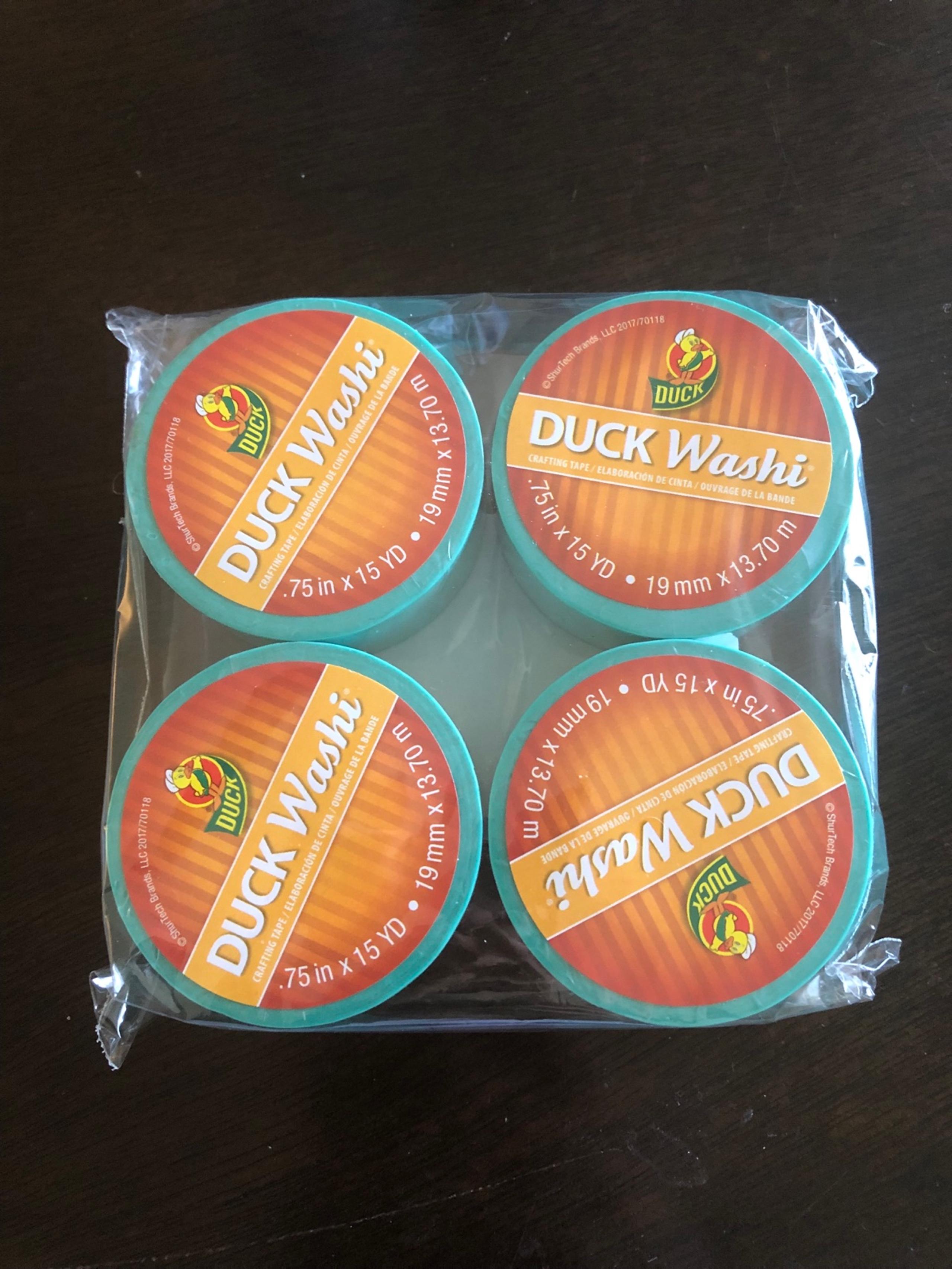Duck Washi Tape 4pc (TEAL)