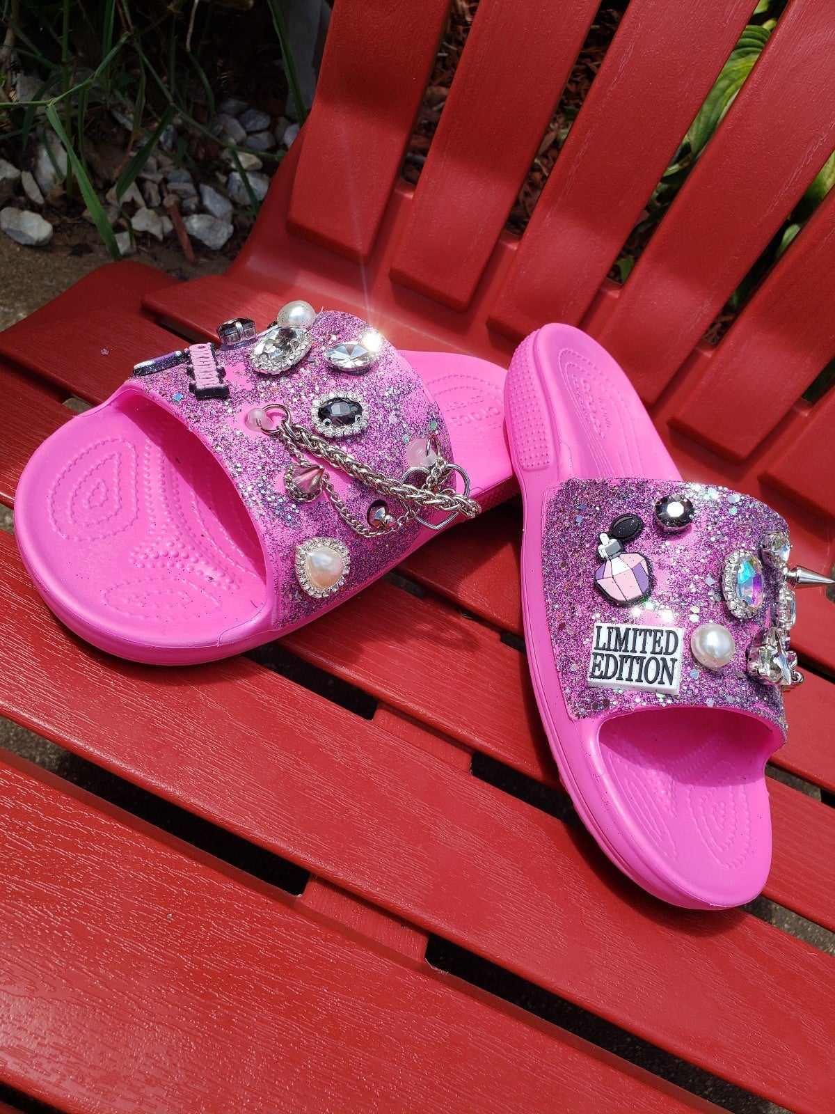 Custom Bedazzled Crocs