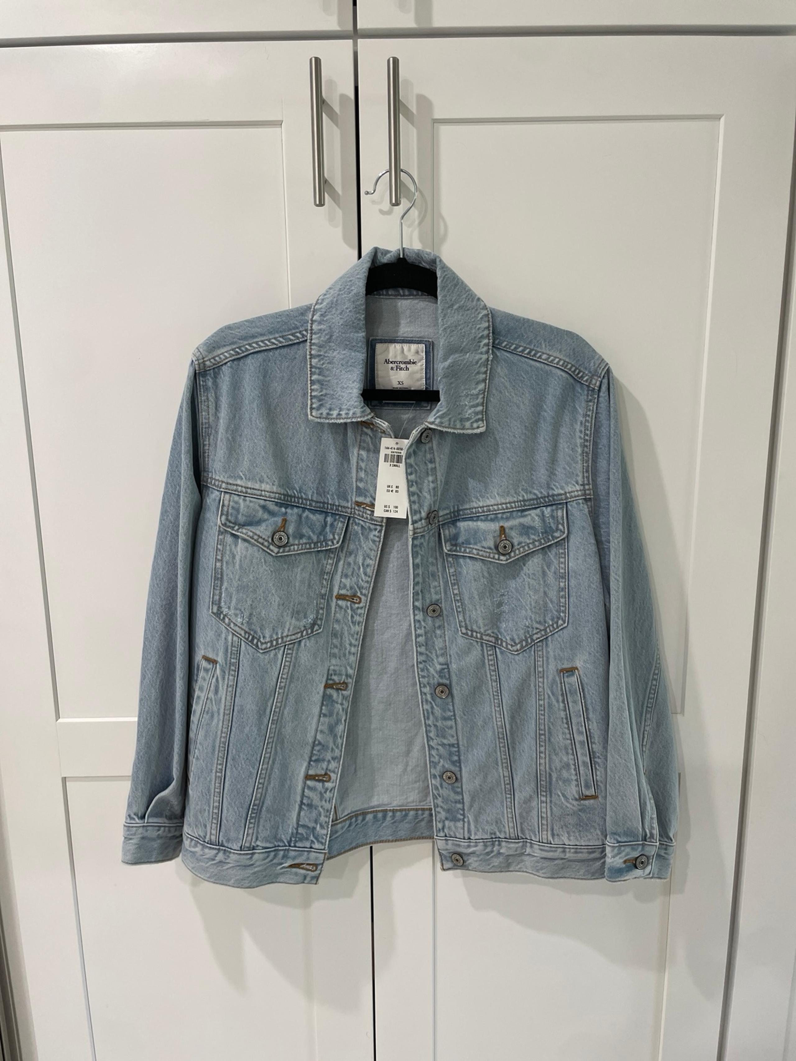 Abercrombie and Fitch Oversized Denim Jacket NWT
