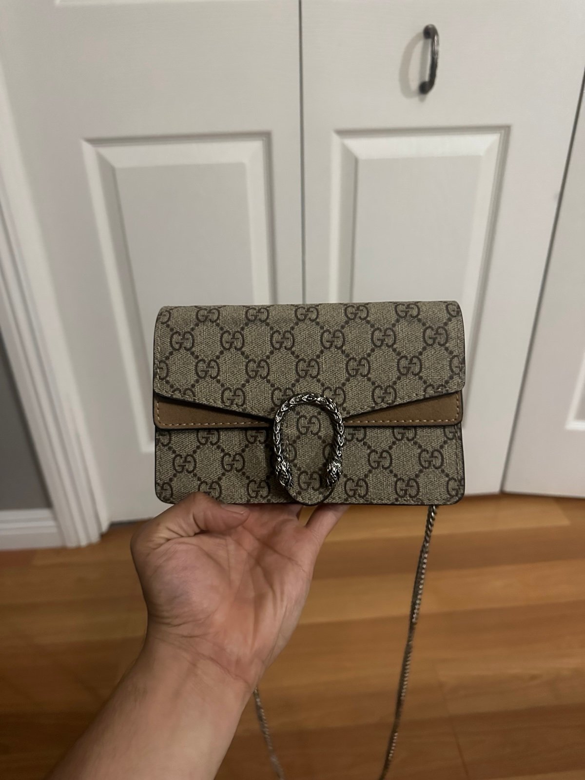 Gucci Bag GG Coated Canvas Super Mini