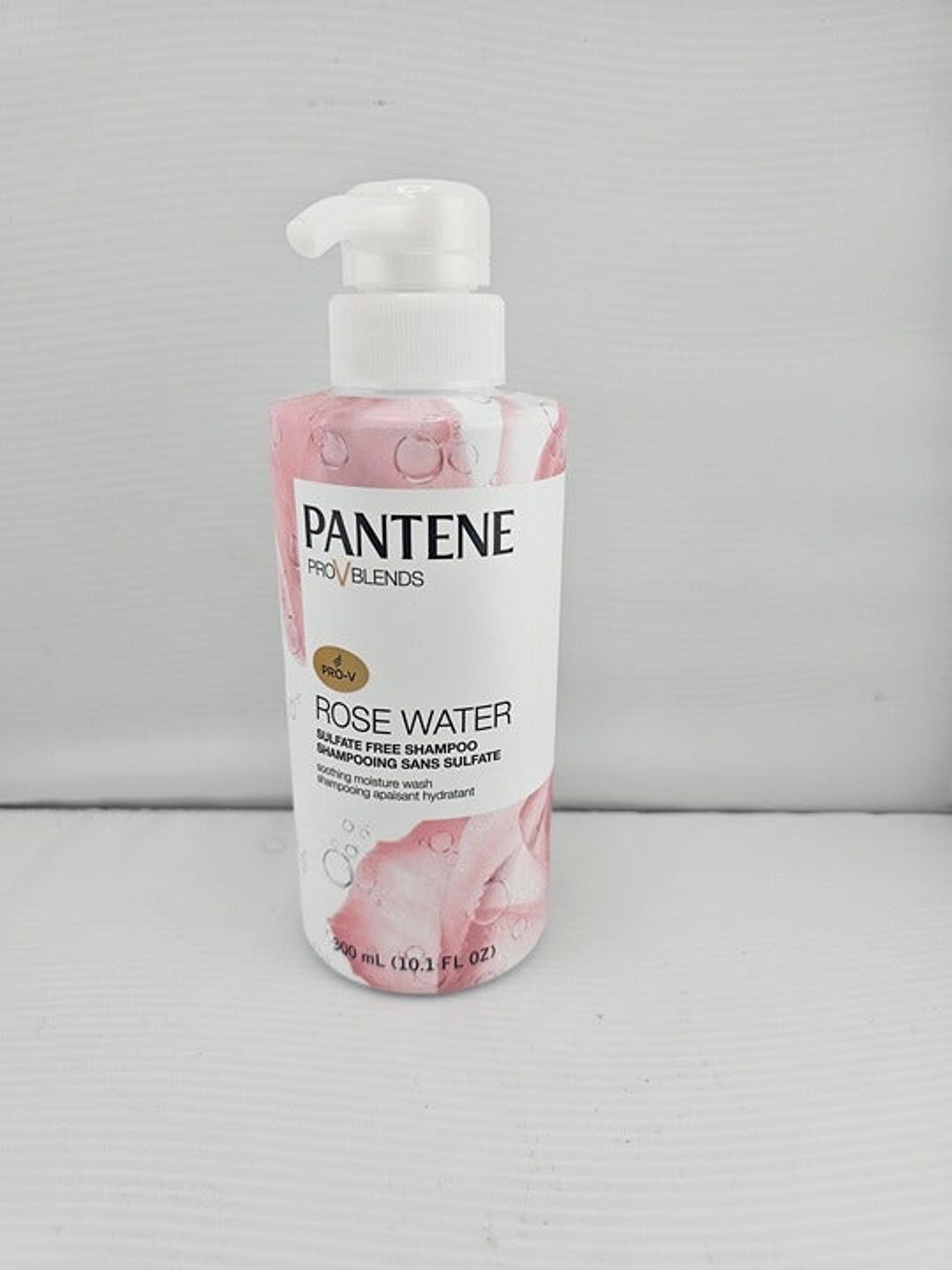 Pantene Pro-V Moisture Shampoo, Blends Rose Water, Sulfate-Free, 10.1 Fl Oz