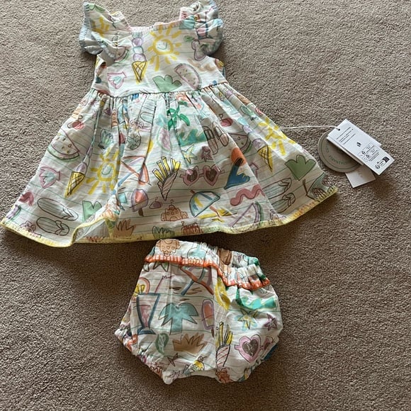 Stella McCartney summer doodle dress