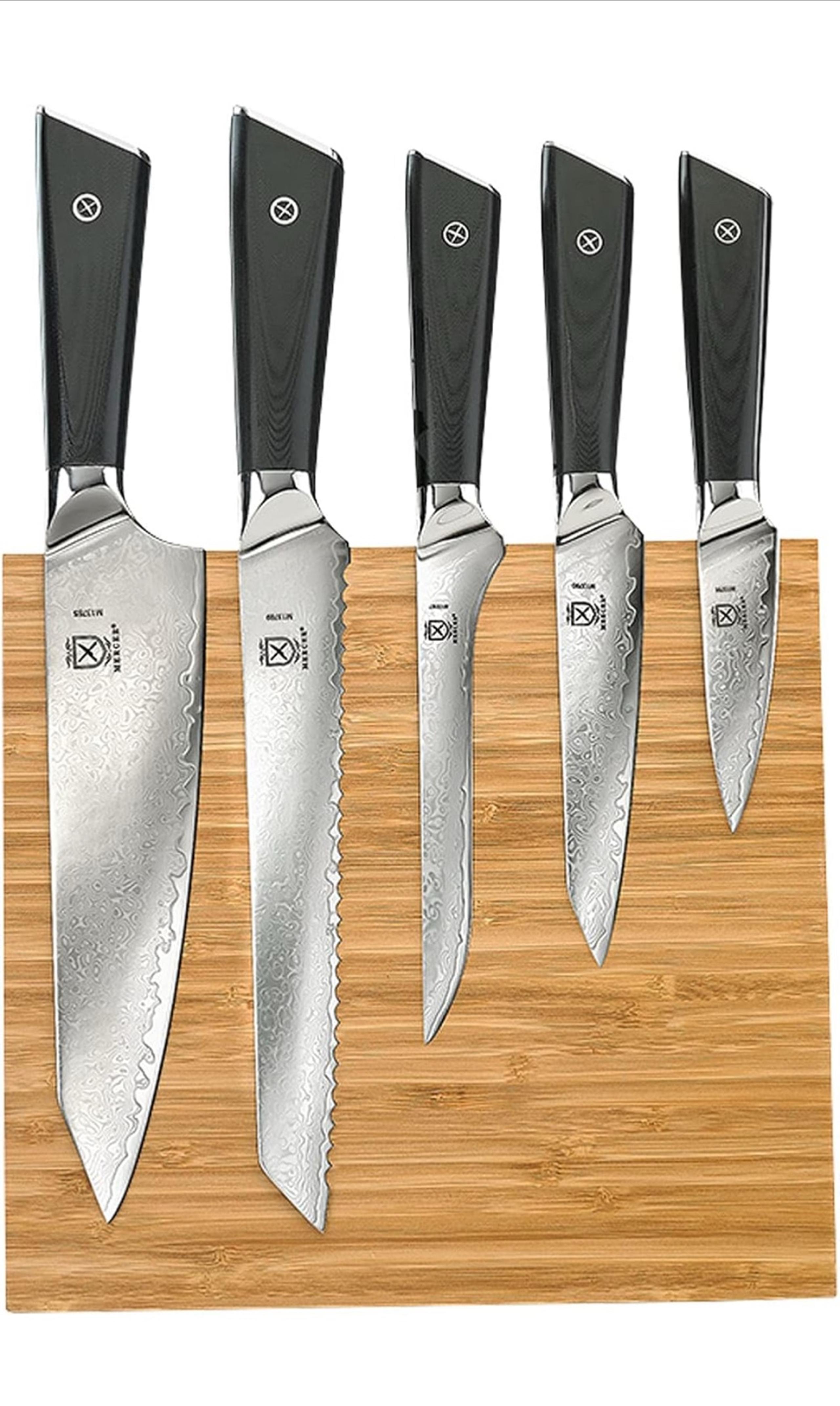 Mercer Culinary Premium Grade Super Steel 6-Piece Knife Set
