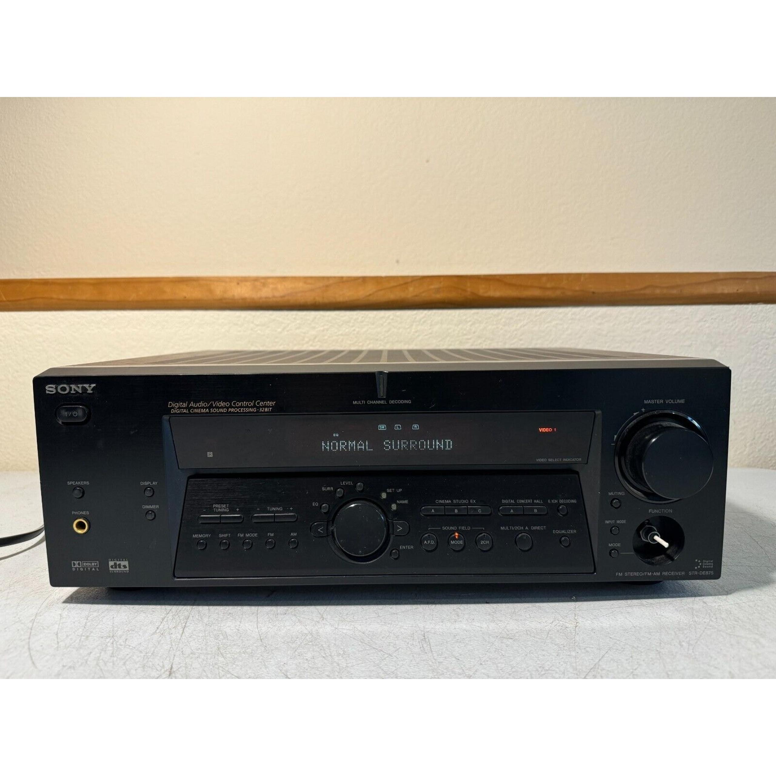 Sony STR-DE875 Receiver HiFi Stereo Vintage Home Audio Phono 5.1 Channel Theater