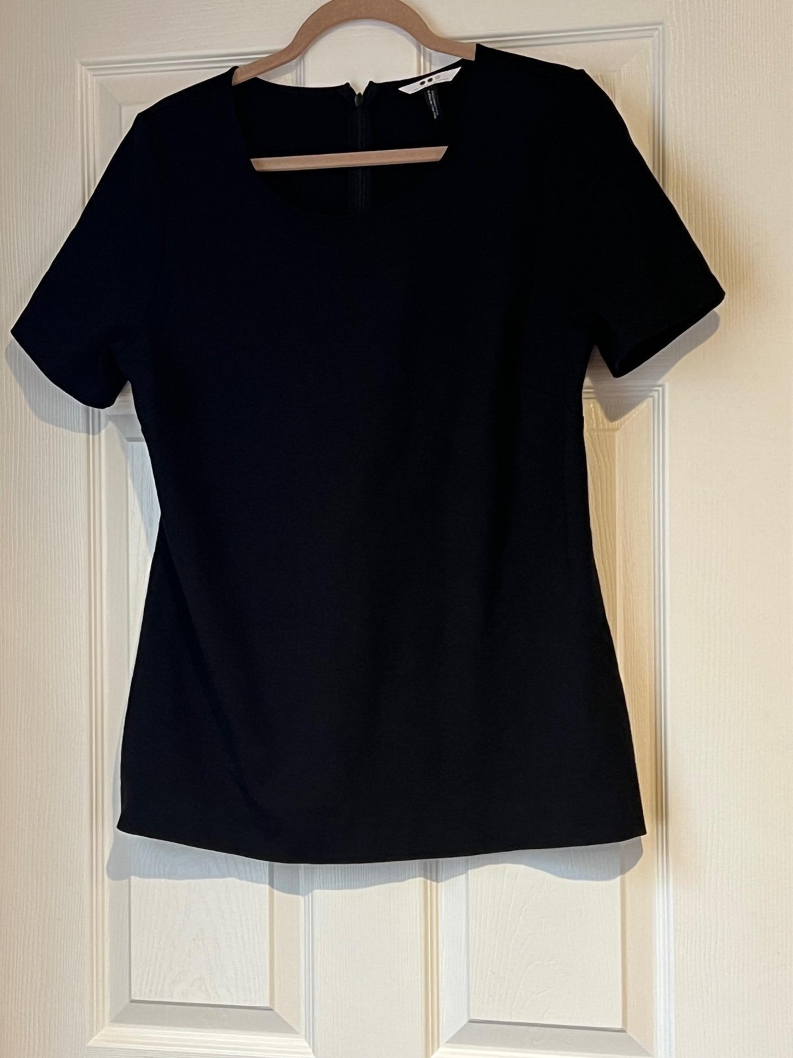A Pea in the Pod Black Short Sleeve Maternity Top Size Large