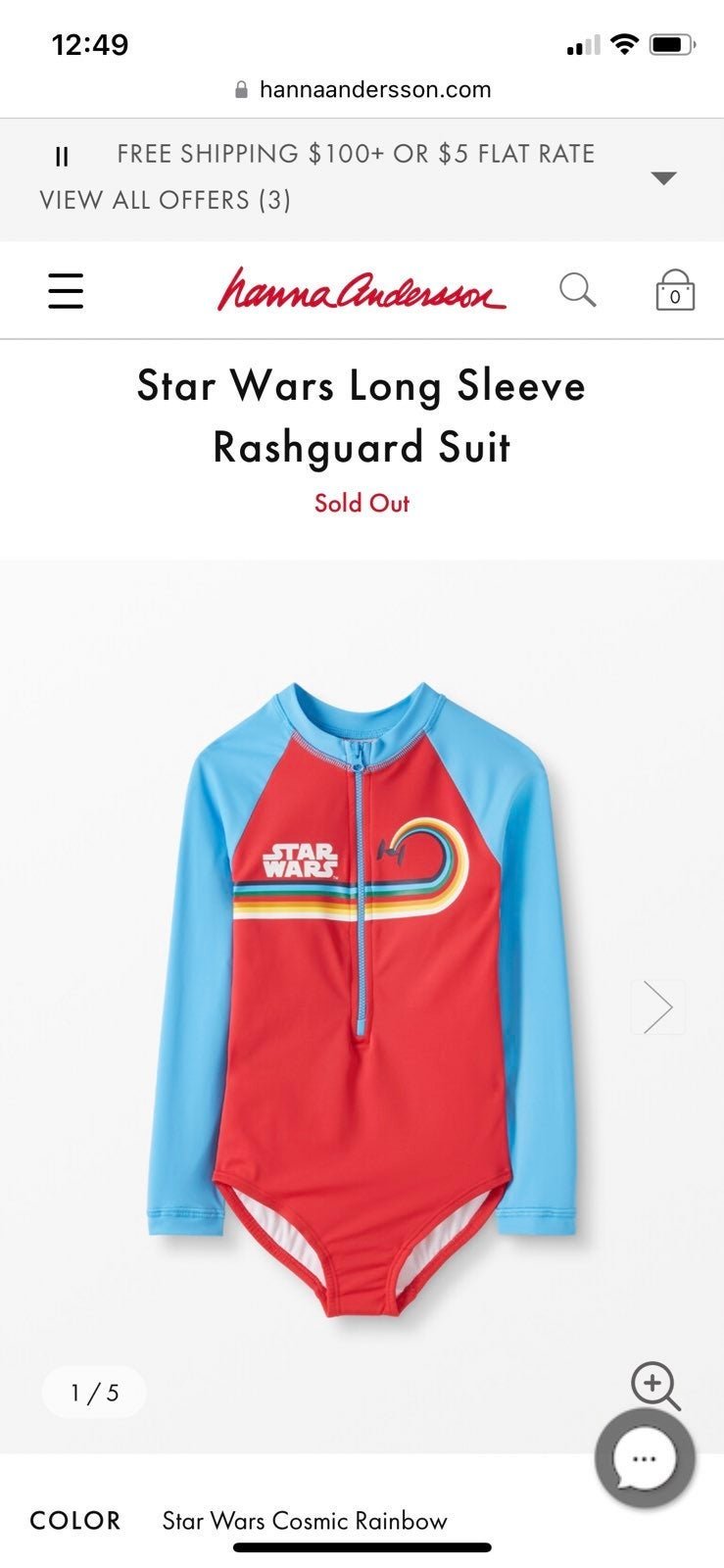 Hanna Andersson Star Wars Swim