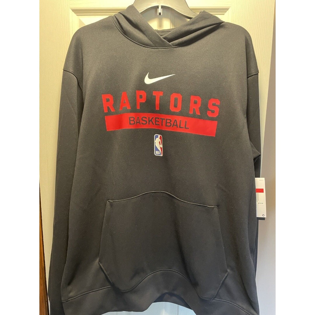 Nike Toronto Raptors NBA Authentics On-Court Team Issued Hoodie XL Tall