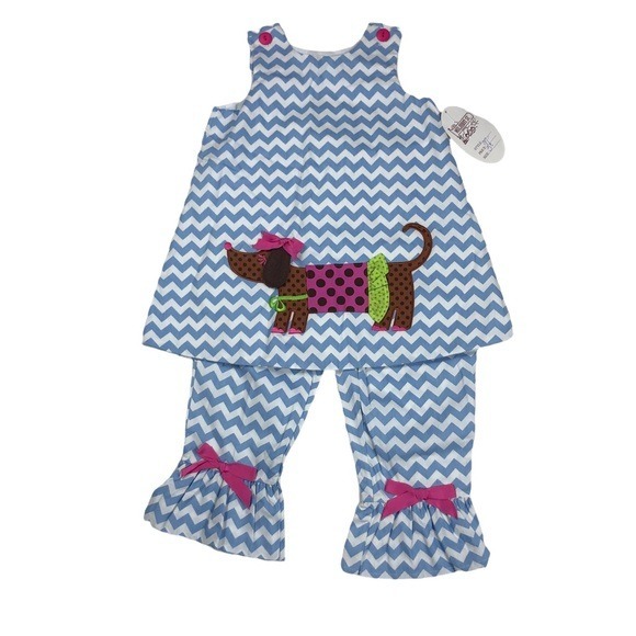 Mulberry Street Fancy Weenie Dog Outfit size 3T