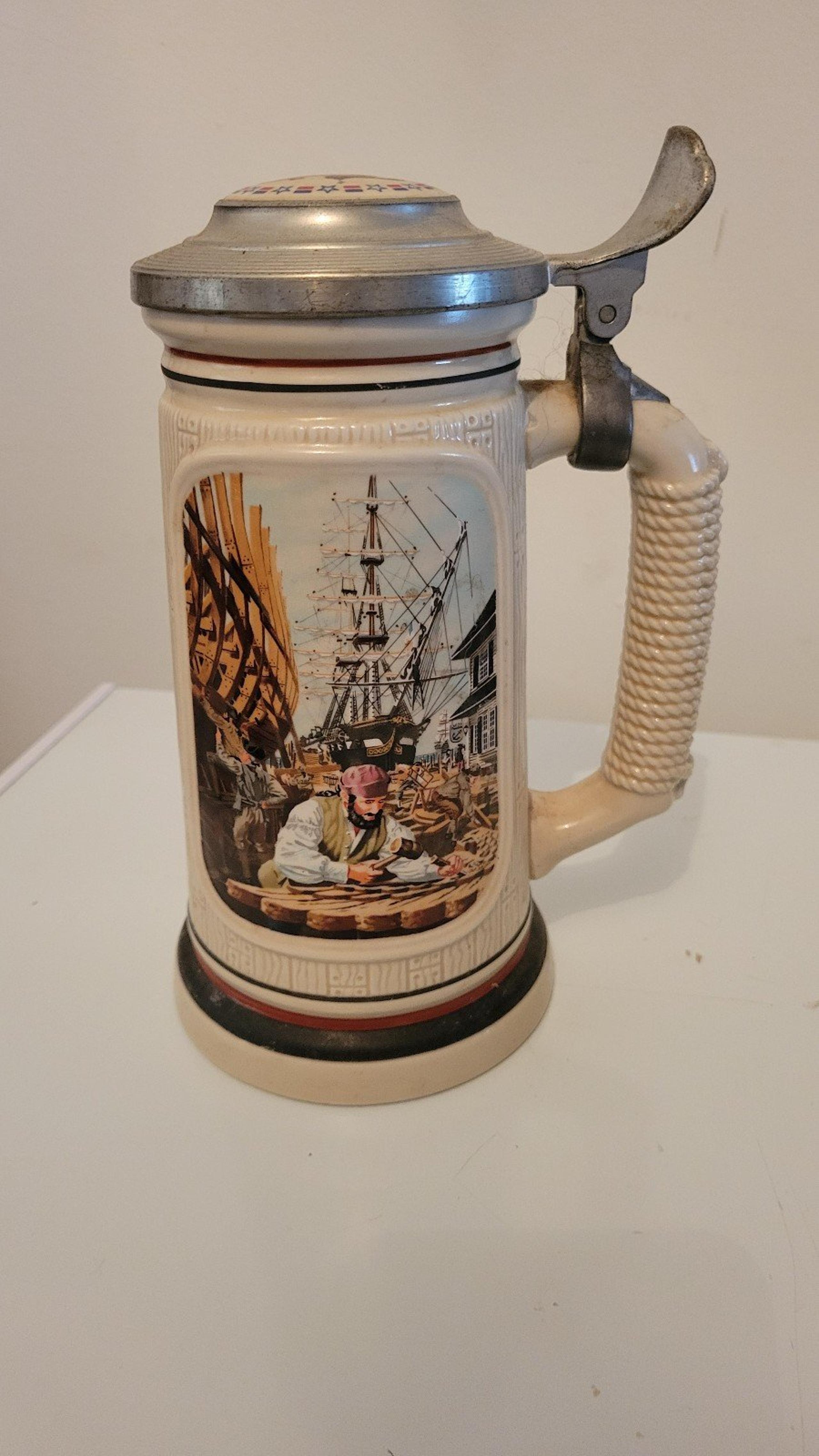 1996 Avon The Shipbuilder stein